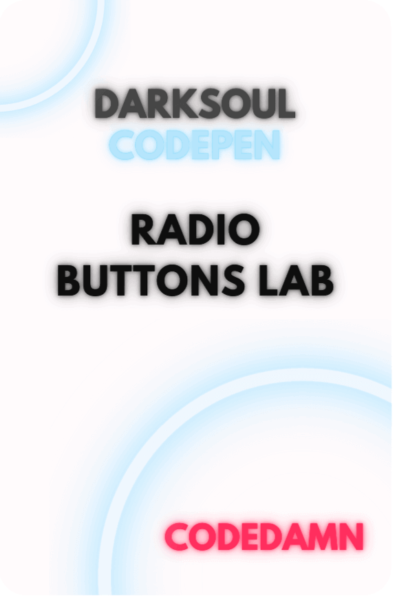 Radio Buttons Lab cover image